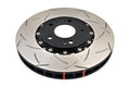 Evo 5/6 5000 series - T3 Slotted Black Hat Front Brake Disc