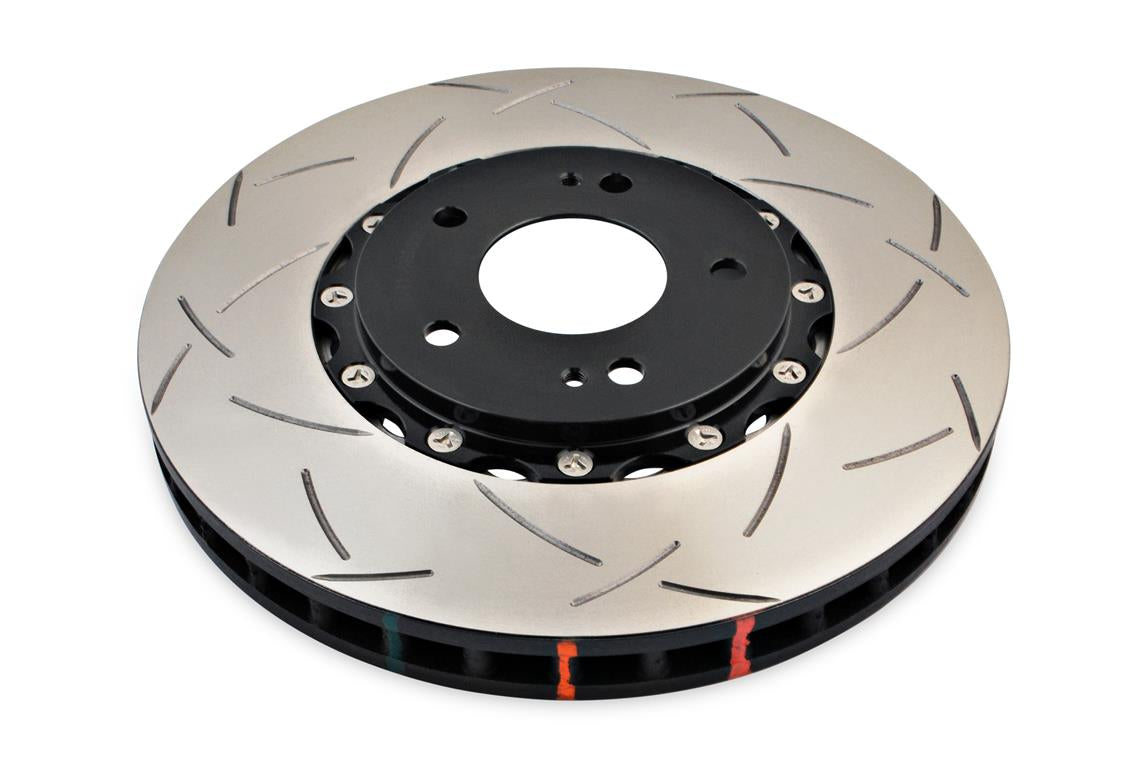 Evo 5/6 5000 series - T3 Slotted Black Hat Front Brake Disc