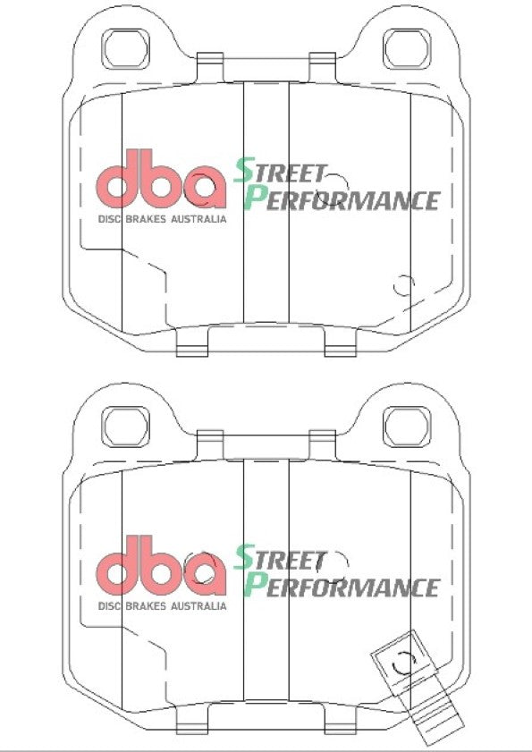 Evo 5/6 Brake Kit - 4000 Series T3 Slotted & Xtreme Performance Brake Pads Rear