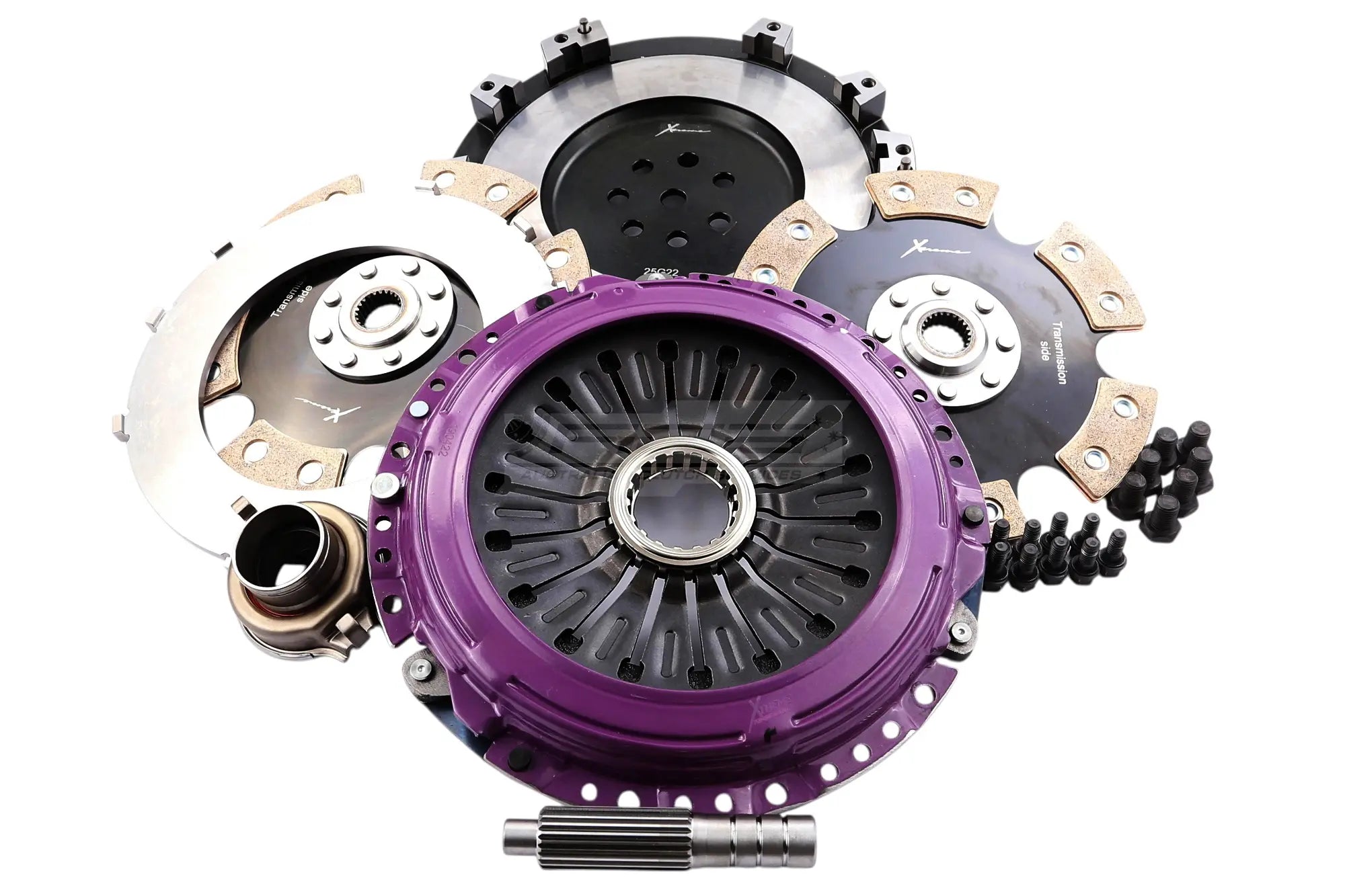 Evo 5/6 230mm Rigid Ceramic Twin Plate Clutch Kit Incl Flywheel