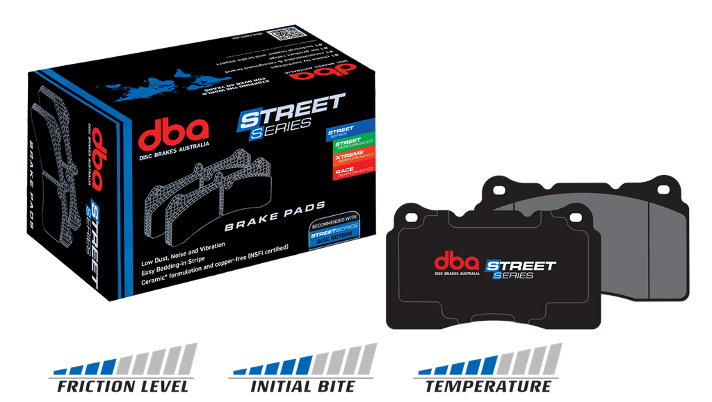 Evo 5/6 Brake Pads Street Series Ceramic Front Axle