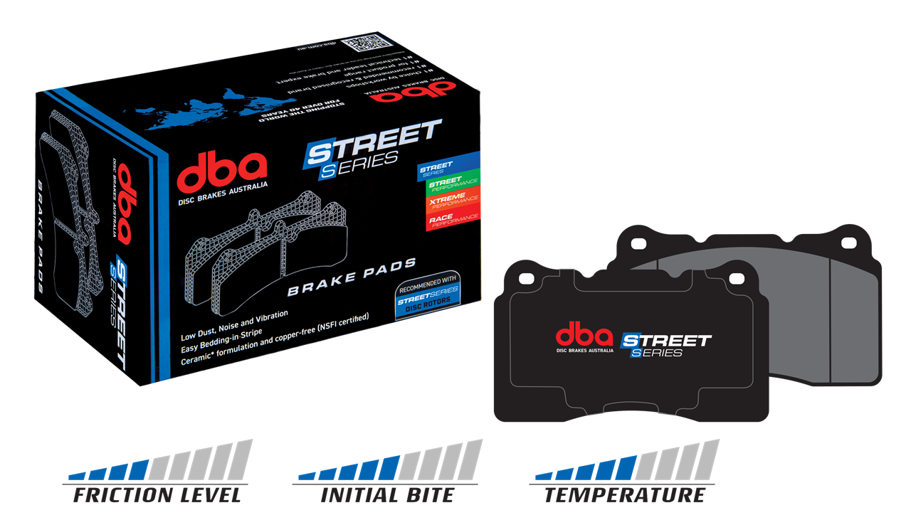 Evo 5/6 Brake Pads Street Series Ceramic Front Axle