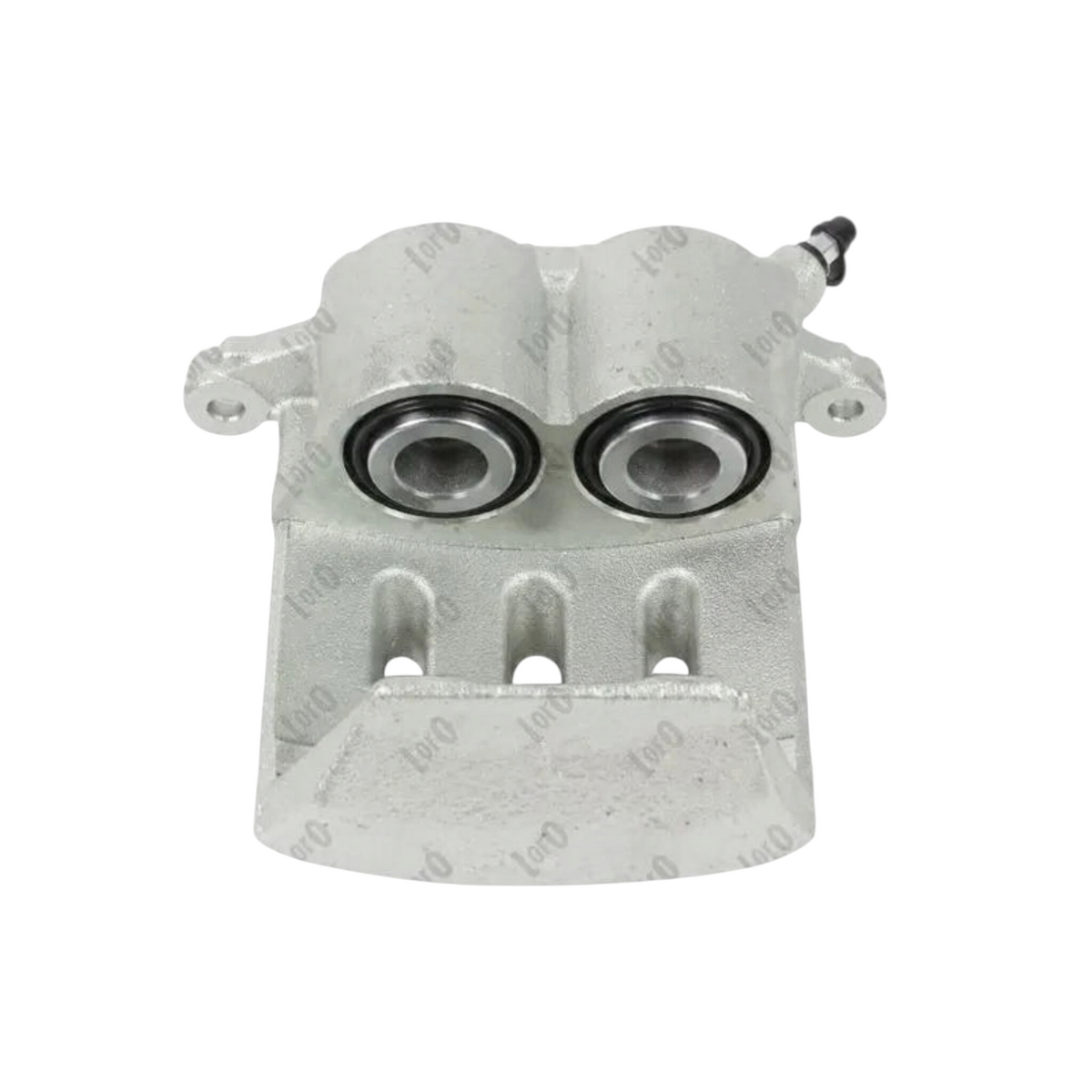 Rising Sun Imports dual-piston automotive disc brake caliper assembly in silver metal for reliable braking performance
