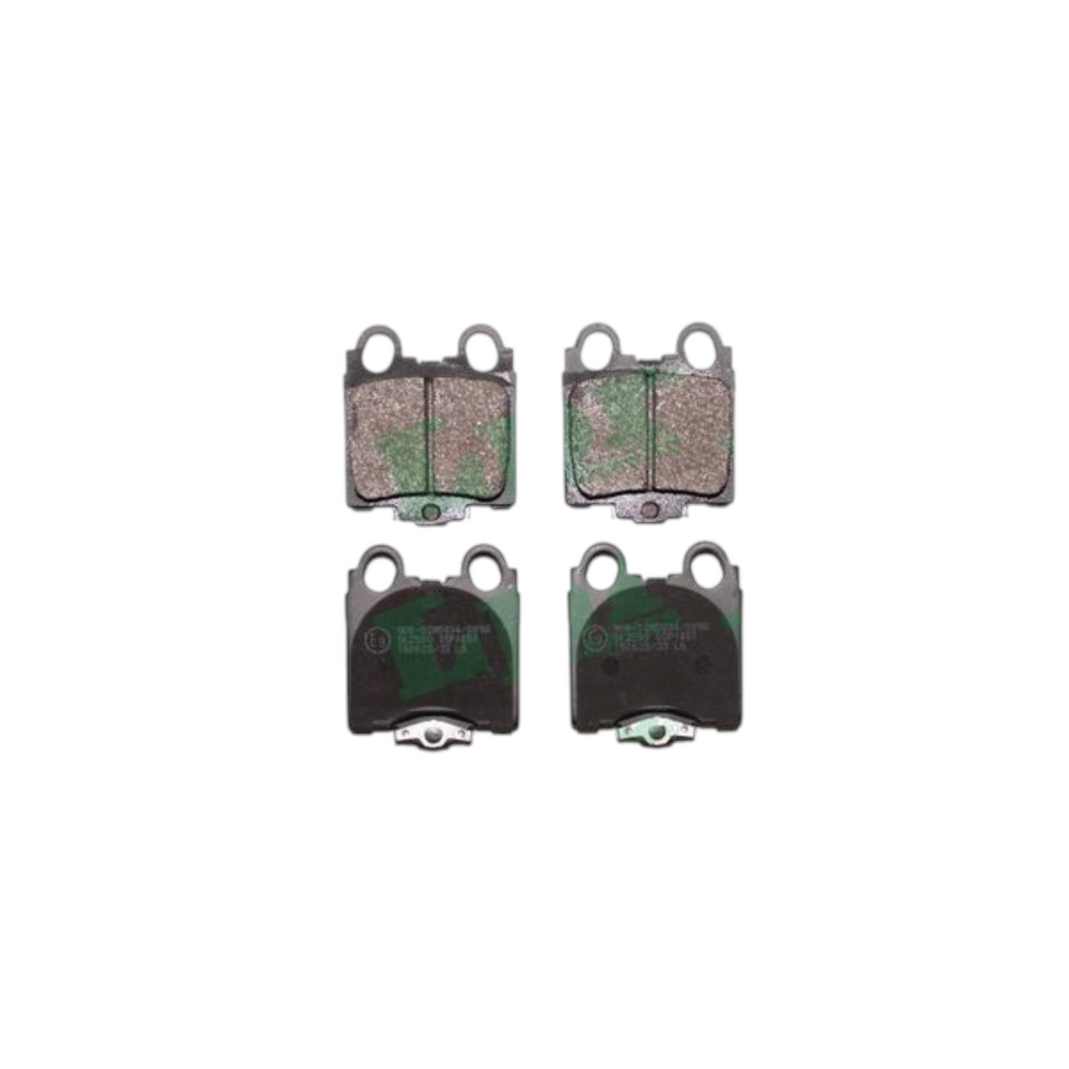 Rising Sun Imports LPR disc brake pad set with four high-performance friction pads for reliable vehicle stopping power