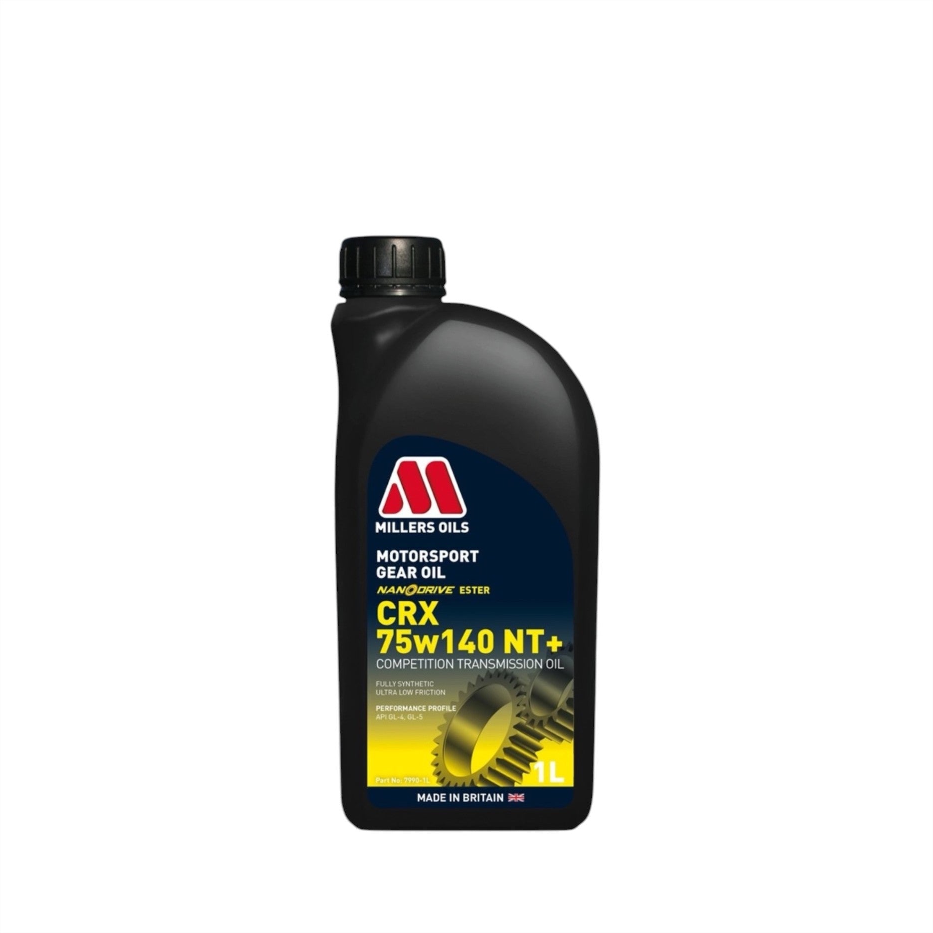 Millers Motorsport CRX 75w140 NT+ Gear Oil 1L